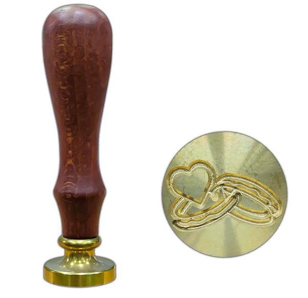 Wax Seal Stamp - Ring with Heart