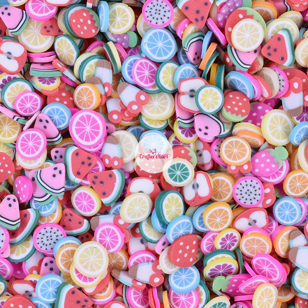 polymer clay slices for resin