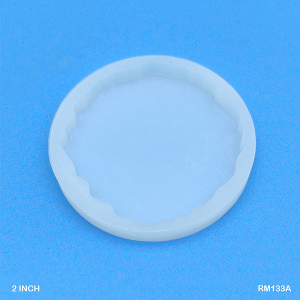 2 Inch Round Agate Coaster Silicone Mold