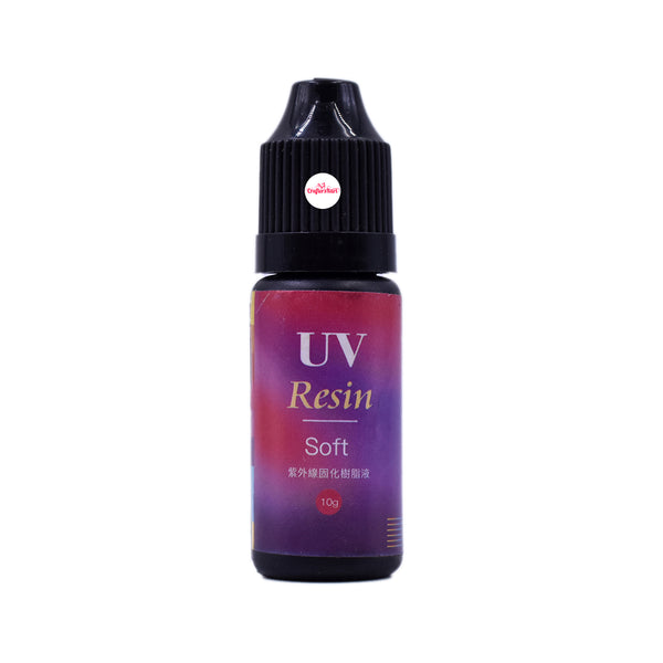 Epoxy UV Ultraviolet Curing Crystal Clear Soft Resin(10 Grams)