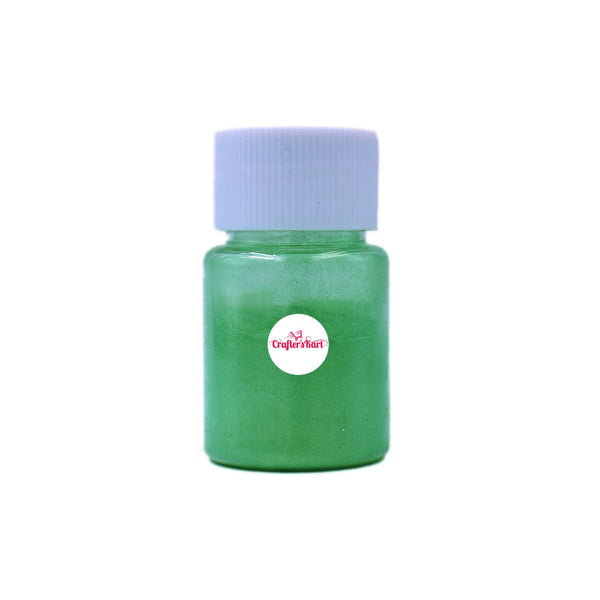 Mica Powder for Resin , Soap Dye, Candle Making, Nail Art, Slime etc.(5 Grams, Light Green Color).