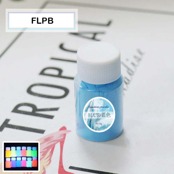 Fluorescent Glow Powder for Resin Arts, Paint, Slime, Nail Arts or DIY Crafts etc.(20 Grams)