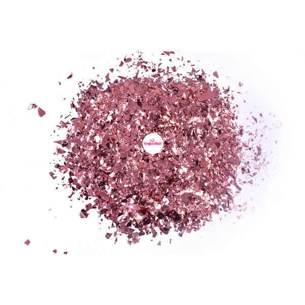 Copper Color Glitter Flakes for Resin Jewellery, DIY Crafts, Scrapbooking etc..