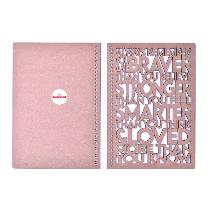 MDF Notebook Cover
