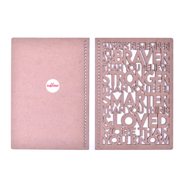 MDF Notebook Cover