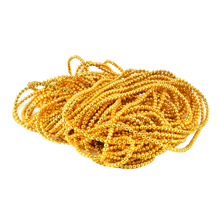 Unobite 2.5 MM Gold Ball Chain for Jewellery Making.