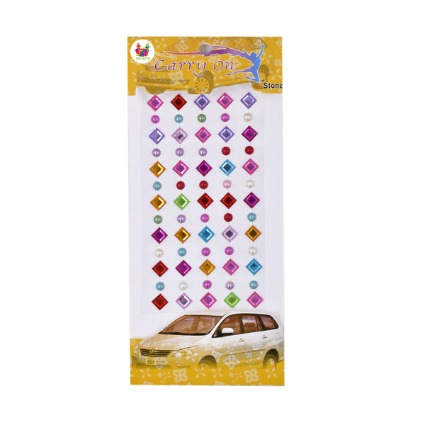 Unobite Self-Adhesive Rhinestone Stickes, Bling Craft Jewels Crystal Gem Stickers(Design 02).