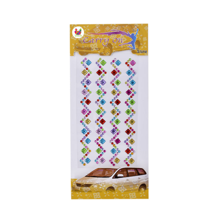 Unobite Self-Adhesive Rhinestone Stickes, Bling Craft Jewels Crystal Gem Stickers(Design 07).