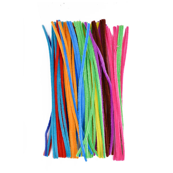 Unobite Multicolor Pipe Cleaner for Art & Craft, Scrapbooking, DIY & School Proejcts Pack of 100 Piece.
