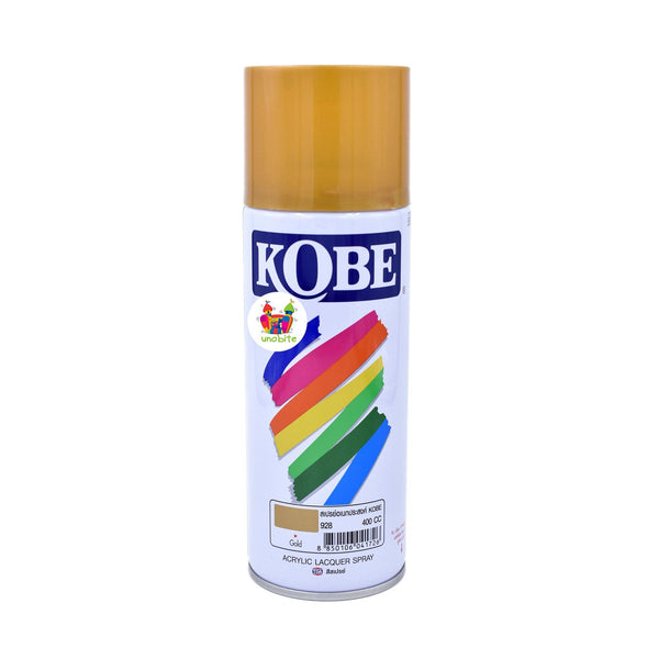 Kobe Spray Paint for Decoration and DIY Crafts 400ML, (Gold).