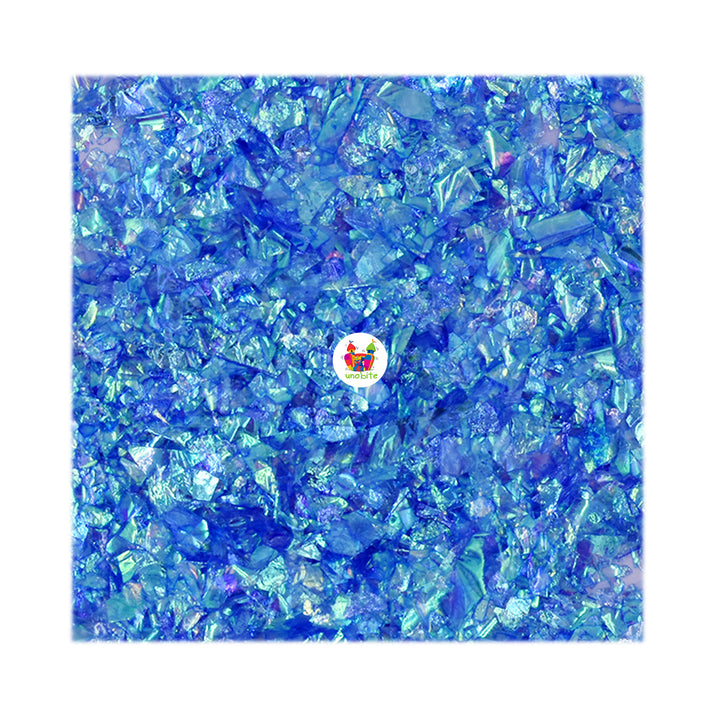 Unobite Blue Color Glitter Flakes for Resin Jewellery, DIY Crafts, Scrapbooking etc...