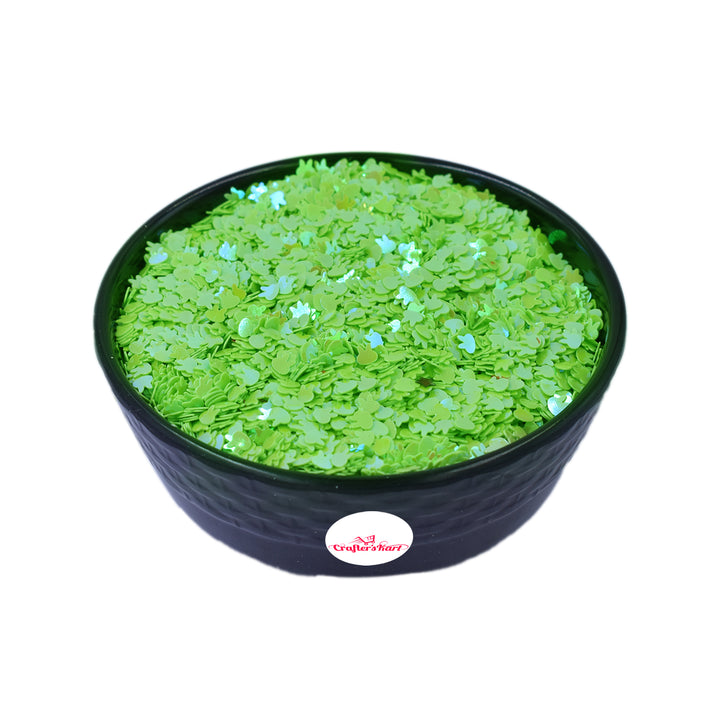 Unobite Rabbit Design 4MM Sequins for Resin, Nail Arts and DIY Crafts(Green Color).