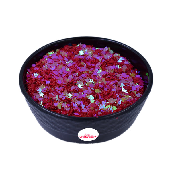 Unobite Rabbit Design 4MM Sequins for Resin, Nail Arts and DIY Crafts(Red Color).
