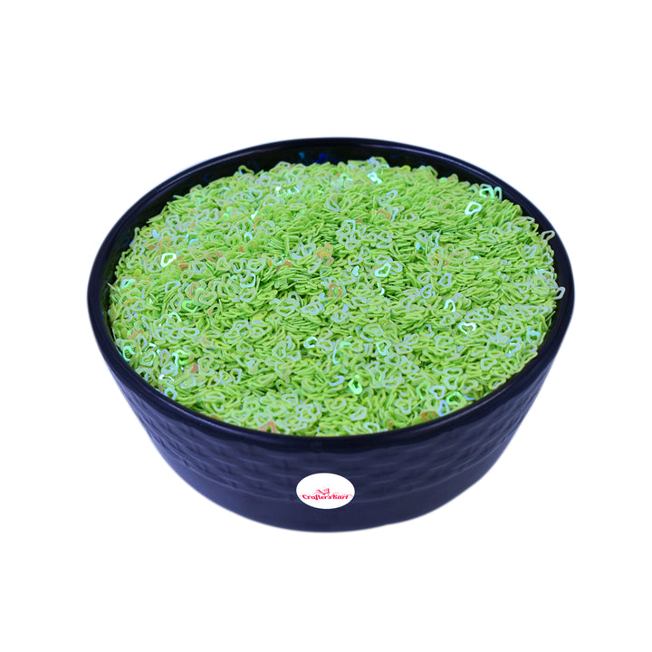 Unobite Heart Design 4MM Sequins for Resin, Nail Arts and DIY Crafts(Green Color).