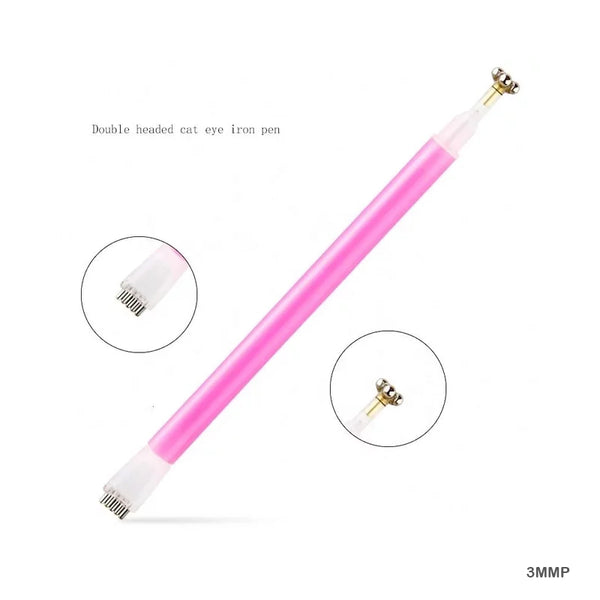 Double Headed Cat Eye Magnet Pen for Craft, Nail Art etc,