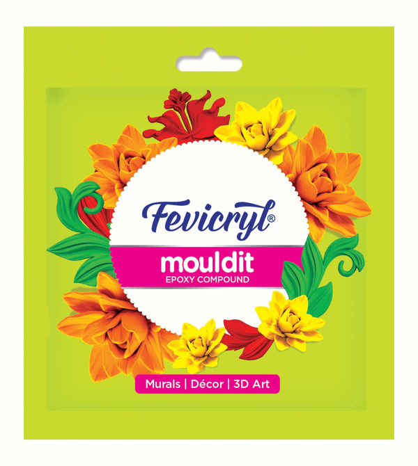 Fevicryl Mould It, Clay for Modelling and Sculpting, Air Dry Clay for Art and Craft, Gift for Artists, Students, Children(50 Grams)