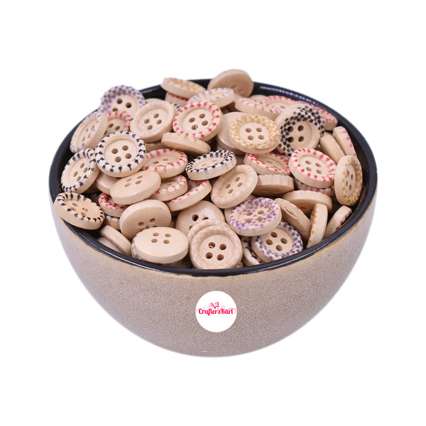 wooden buttons india